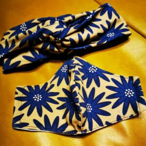 Haarband - Masken - Set Blumen