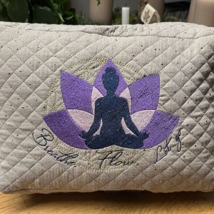 Sitz-/ Yogakissen mit Dinkelspelzfüllung