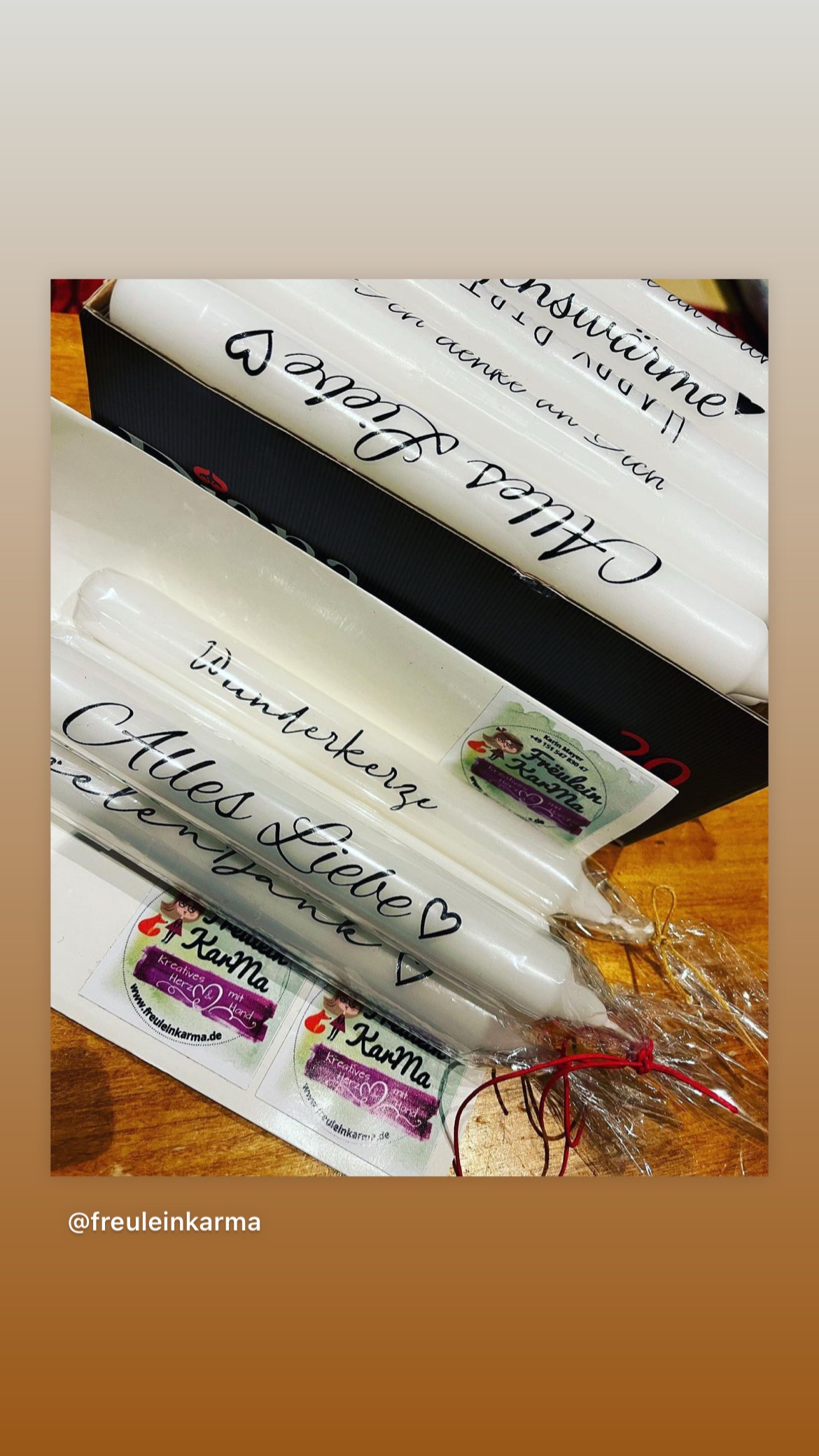 Kerzen – für jeden Anlass - individuell gestaltet – Bild 3