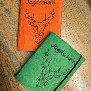 🦌 Jagdscheinhülle – robust, auffällig & mit Stil