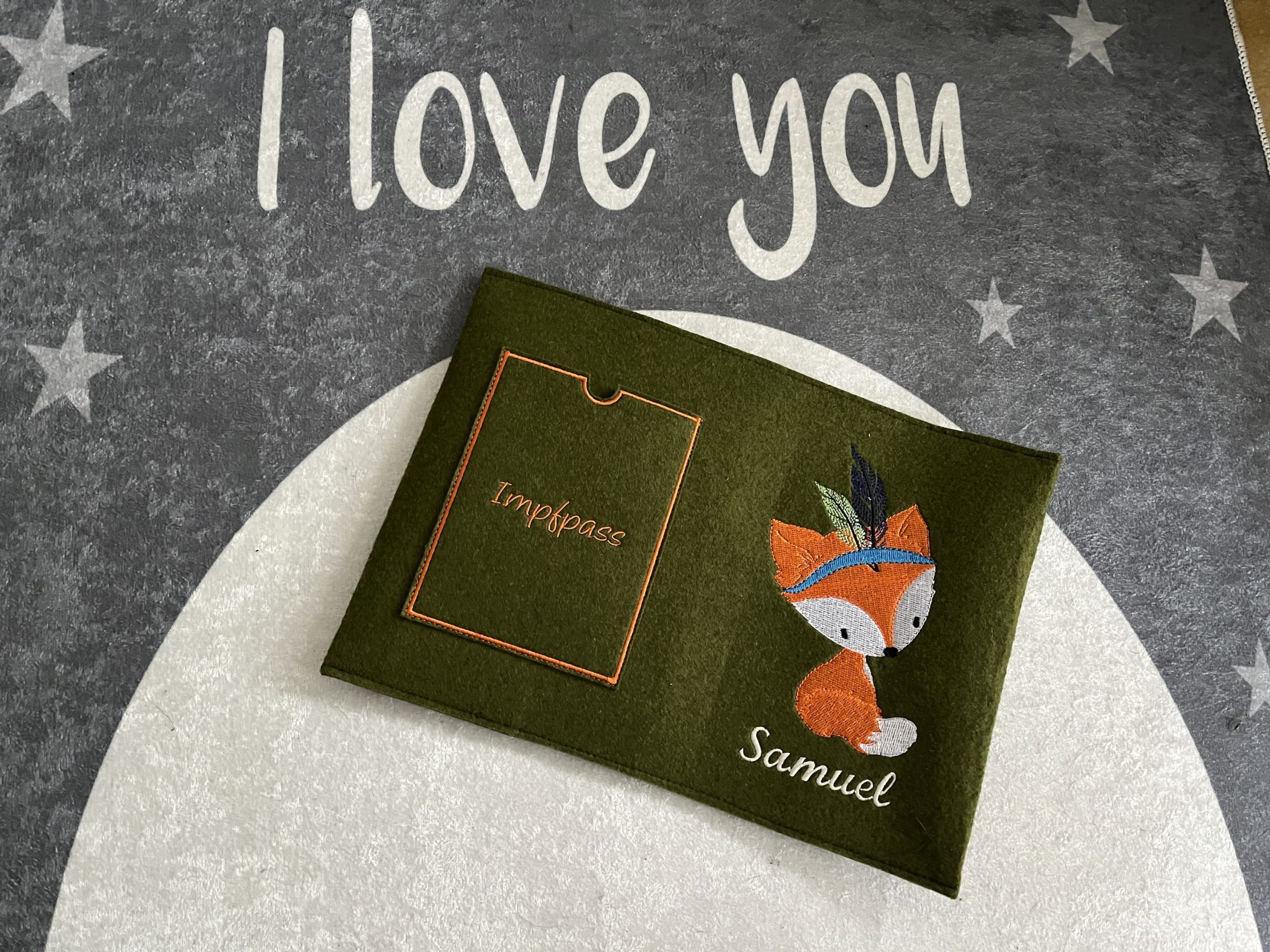 Filzhülle für das U-Heft – individuell & mit Liebe gefertigt – Bild 6